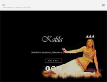 Tablet Screenshot of kalila.sk